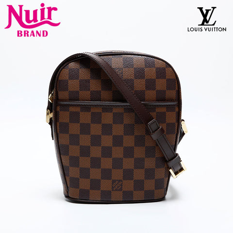 LOUIS VUITTON 2003 Damier Ipanema PM Shoulder Bag Brown WS20061