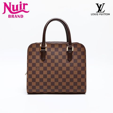 LOUIS VUITTON Damier Triana made in 2003 Handbag Brown WS20067