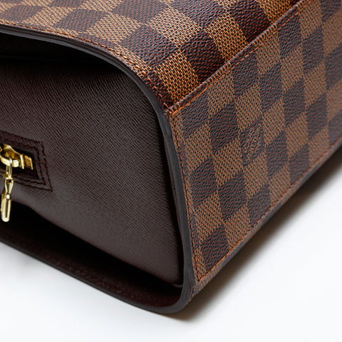 LOUIS VUITTON Damier Triana made in 2003 Handbag Brown WS20067