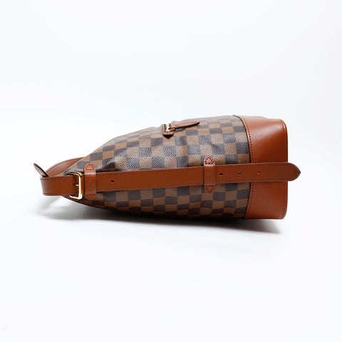 LOUIS VUITTON Damier Diane 2014 Shoulder Bag Brown WS20068