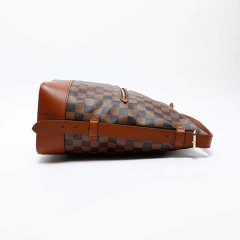 LOUIS VUITTON Damier Diane 2014 Shoulder Bag Brown WS20068