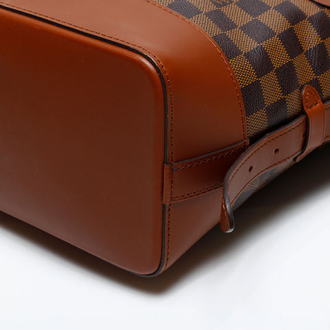 LOUIS VUITTON Damier Diane 2014 Shoulder Bag Brown WS20068