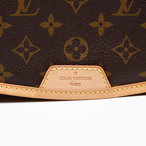LOUIS VUITTON 2011 Monogram Menilmontant MM Umhängetasche Braun WS20071