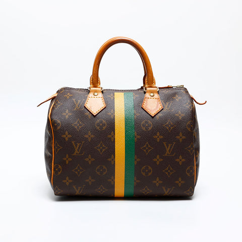 LOUIS VUITTON 2009 Monogram Speedy 25 Handbag Brown WS20072