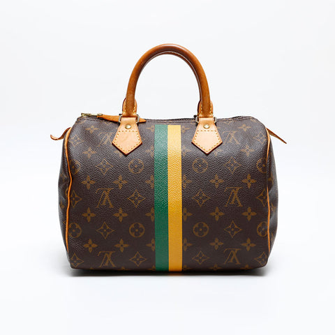 LOUIS VUITTON 2009 Monogram Speedy 25 Handbag Brown WS20072