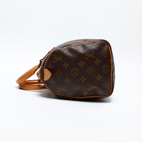 LOUIS VUITTON 2009 Monogram Speedy 25 Handbag Brown WS20072