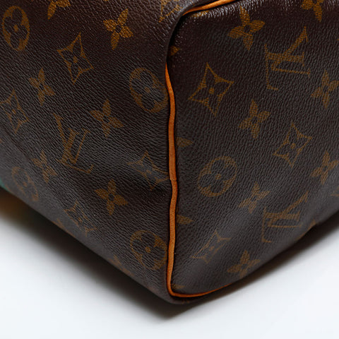 LOUIS VUITTON 2009 Monogram Speedy 25 Handbag Brown WS20072