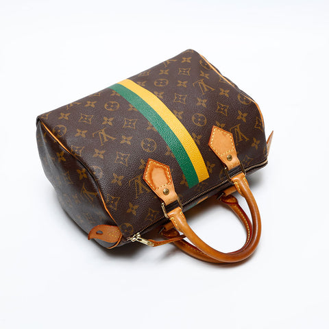 LOUIS VUITTON 2009 Monogram Speedy 25 Handbag Brown WS20072