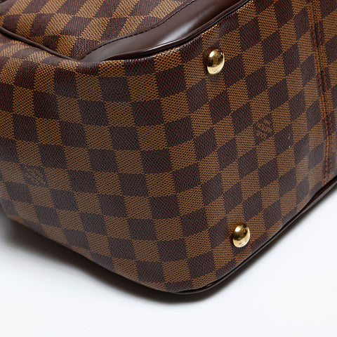 LOUIS VUITTON 2010 Damier Verona MM Shoulder Bag Brown WS20073