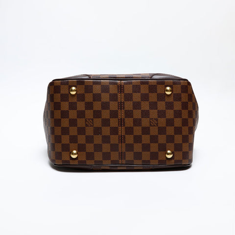 LOUIS VUITTON 2010 Damier Verona MM Shoulder Bag Brown WS20073