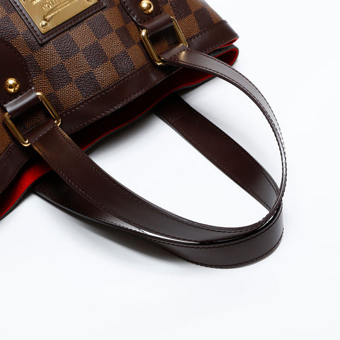 LOUIS VUITTON 2008 Damier Hampstead PM Handbag Brown WS20074
