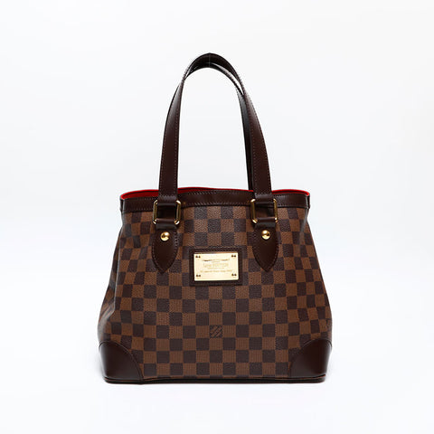 LOUIS VUITTON 2008 Damier Hampstead PM Handbag Brown WS20074