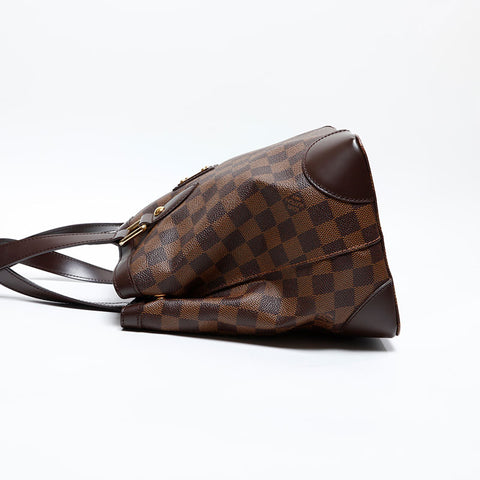 LOUIS VUITTON 2008 Damier Hampstead PM Handbag Brown WS20074
