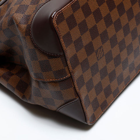 LOUIS VUITTON 2008 Damier Hampstead PM Handbag Brown WS20074