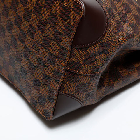 LOUIS VUITTON 2008 Damier Hampstead PM Handbag Brown WS20074