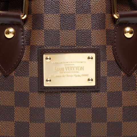 LOUIS VUITTON 2008 Damier Hampstead PM Handbag Brown WS20074