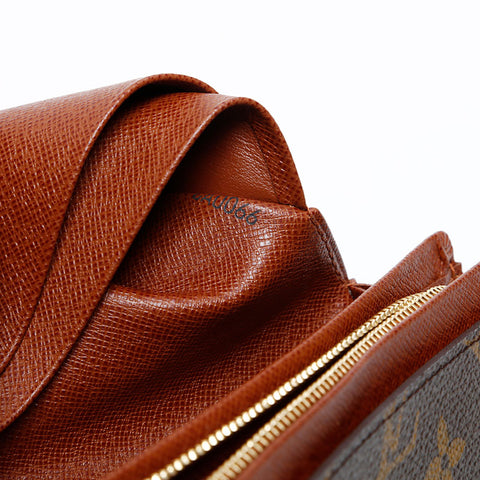 ルイ・ヴィトン LOUIS VUITTON 2006年製 モノグラム ポルトフォイユ トレゾール 二つ折り財布 ブラウン WS20076