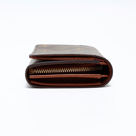 ルイ・ヴィトン LOUIS VUITTON 2006年製 モノグラム ポルトフォイユ トレゾール 二つ折り財布 ブラウン WS20076