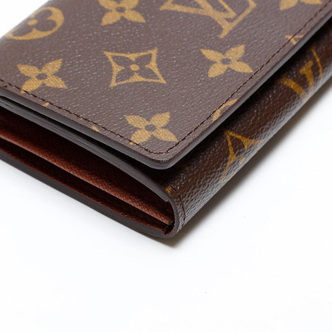 LOUIS VUITTON 2006 Monogram Portefeuille Tresor Bifold Wallet Brown WS20076