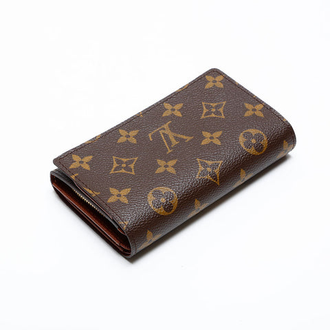 LOUIS VUITTON 2006 Monogram Portefeuille Tresor Bifold Wallet Brown WS20076