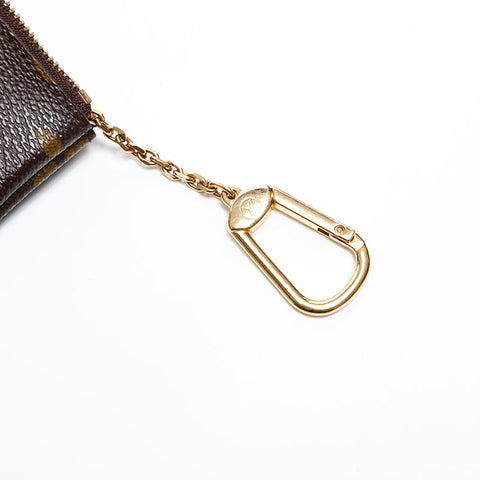 LOUIS VUITTON 2003 Monogram Pochette Cle Coin case Brown WS20079