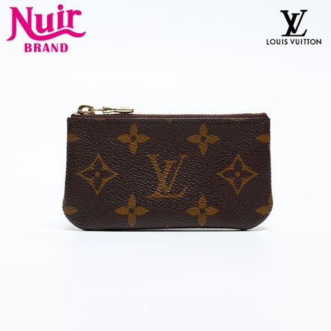 LOUIS VUITTON 2003 Monogram Pochette Cle Coin case Brown WS20079