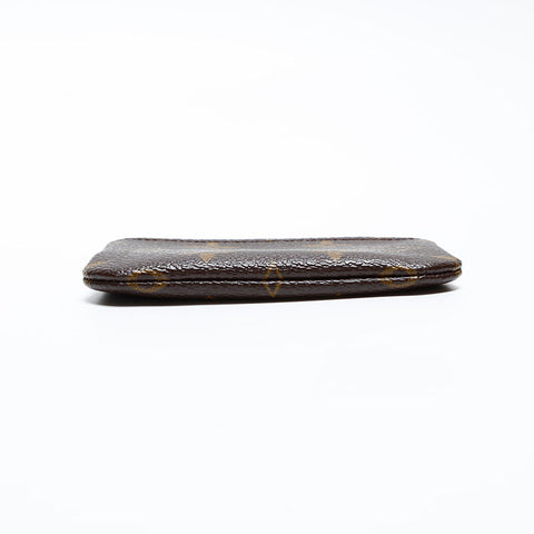 LOUIS VUITTON 2003 Monogram Pochette Cle Coin case Brown WS20079