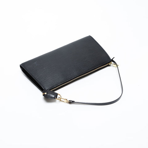 ルイ・ヴィトン LOUIS VUITTON 2002年製 エピ ポシェット アクセソワール ハンドバッグ ブラック WS20082