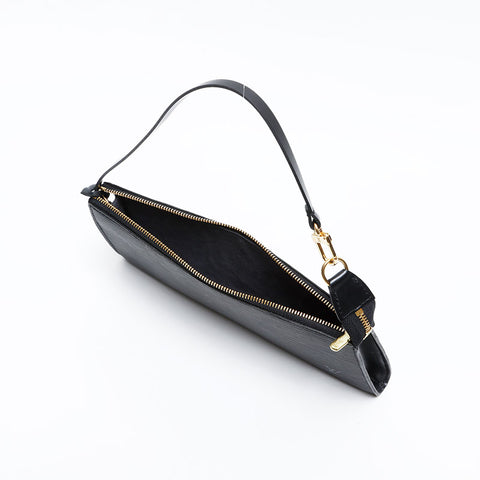 ルイ・ヴィトン LOUIS VUITTON 2002年製 エピ ポシェット アクセソワール ハンドバッグ ブラック WS20082
