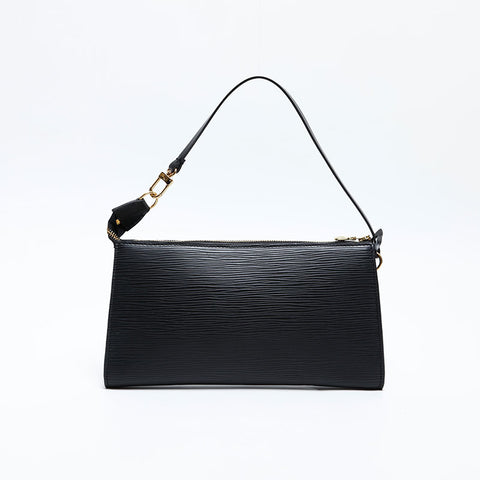 ルイ・ヴィトン LOUIS VUITTON 2002年製 エピ ポシェット アクセソワール ハンドバッグ ブラック WS20082