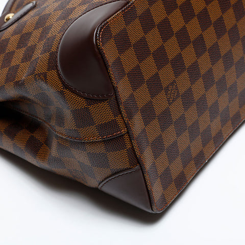 LOUIS VUITTON 2009 Damier Hampstead PM Handbag Brown WS20085