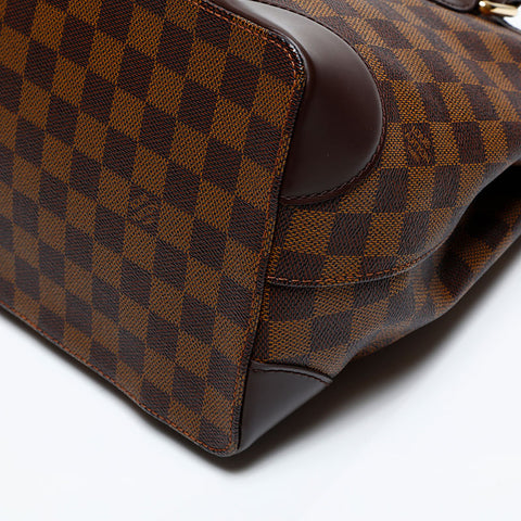 LOUIS VUITTON 2009 Damier Hampstead PM Handbag Brown WS20085