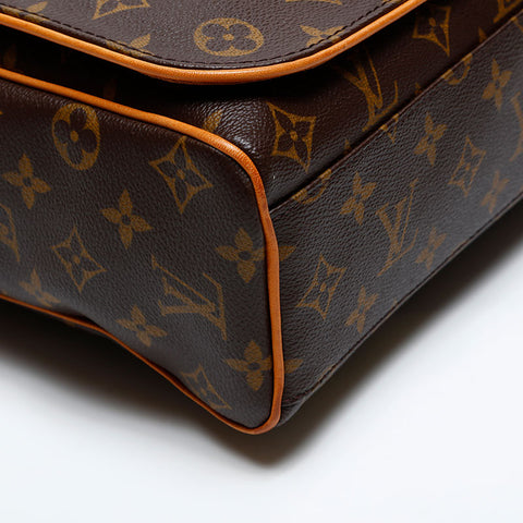 LOUIS VUITTON 2004 Monogram Abess Shoulder Bag Brown WS20086