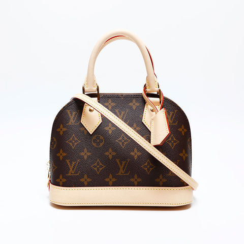 ルイ・ヴィトン LOUIS VUITTON モノグラム アルマ BB ハンドバッグ ブラウン WS20087