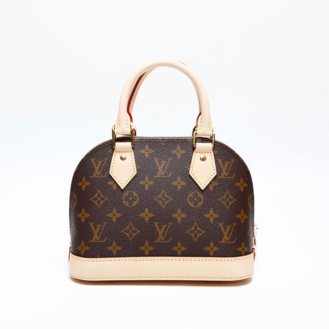 ルイ・ヴィトン LOUIS VUITTON モノグラム アルマ BB ハンドバッグ ブラウン WS20087
