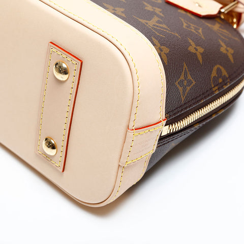 ルイ・ヴィトン LOUIS VUITTON モノグラム アルマ BB ハンドバッグ ブラウン WS20087