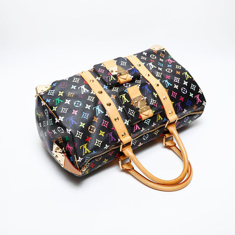 ルイ・ヴィトン LOUIS VUITTON 2003年製 モノグラムマルチカラー キーポル45 ボストンバッグ マルチカラー WS20088