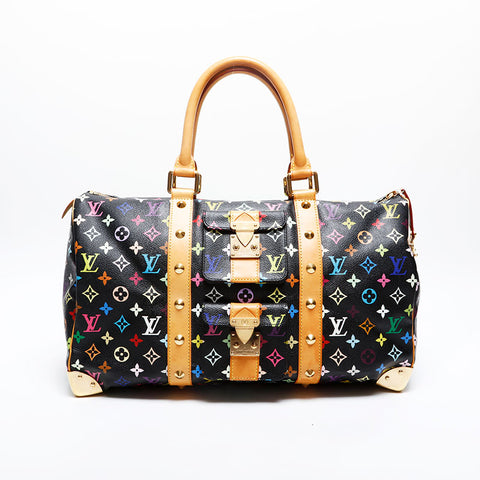 ルイ・ヴィトン LOUIS VUITTON 2003年製 モノグラムマルチカラー キーポル45 ボストンバッグ マルチカラー WS20088
