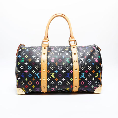 ルイ・ヴィトン LOUIS VUITTON 2003年製 モノグラムマルチカラー キーポル45 ボストンバッグ マルチカラー WS20088