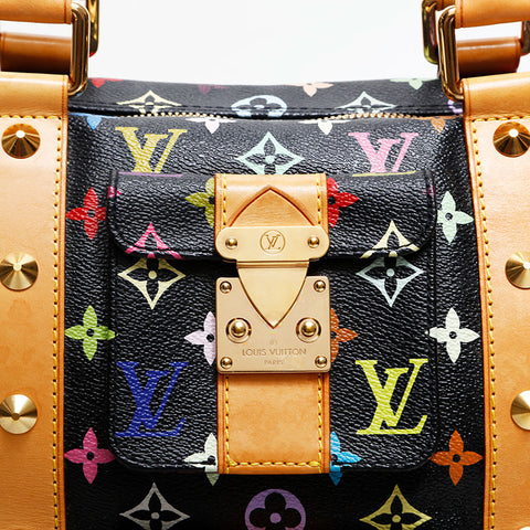 ルイ・ヴィトン LOUIS VUITTON 2003年製 モノグラムマルチカラー キーポル45 ボストンバッグ マルチカラー WS20088