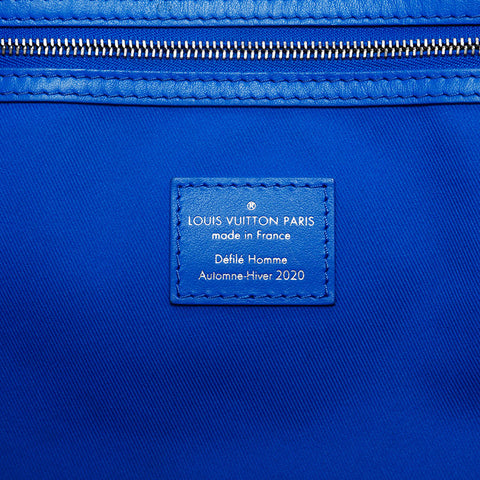 LOUIS VUITTON 2020 Monogram Cloud Keepall Bandouliere 50 Boston bag blue WS20089