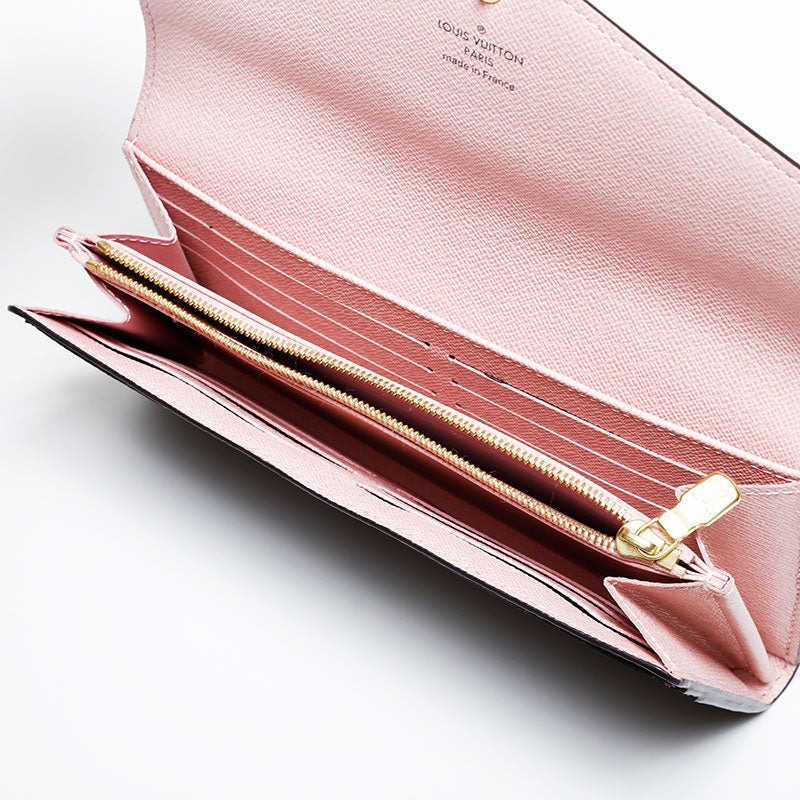 ルイヴィトン　ポルトフォイユサラ　モノグラム　ローズバレリーヌ　長財布 ルイ・ヴィトン LOUIS VUITTON モノグラム ローズ バレリーヌ