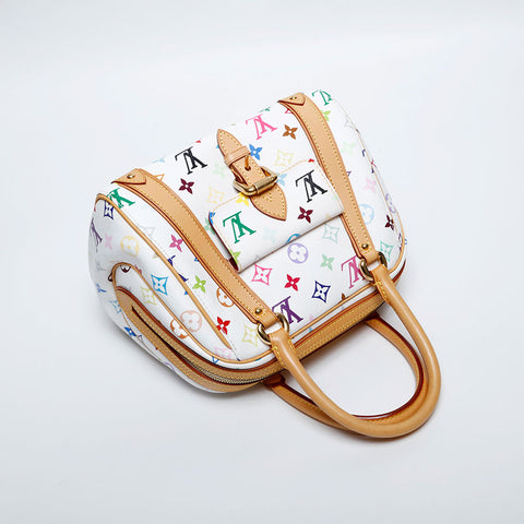 ルイ・ヴィトン LOUIS VUITTON 2007年製 モノグラム マルチカラー プリシラ ハンドバッグ マルチカラー WS20095
