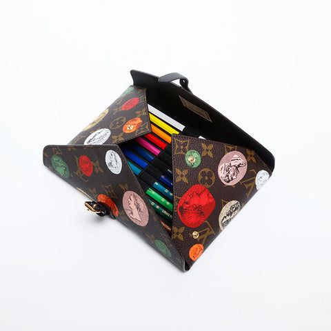 LOUIS VUITTON 2021 Monogram Fornasetti Color Pouch Colored Pencils Other stationery multicolor WS20097