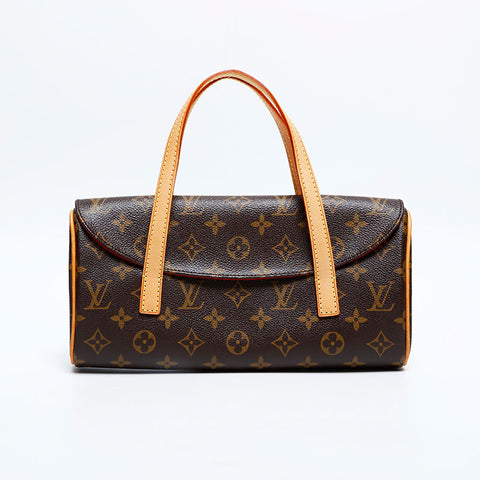 LOUIS VUITTON 2007 Monogram Sonatine Handbag Brown WS20101