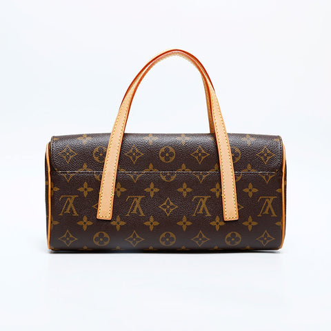 LOUIS VUITTON 2007 Monogram Sonatine Handbag Brown WS20101