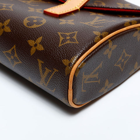 LOUIS VUITTON 2007 Monogram Sonatine Handbag Brown WS20101