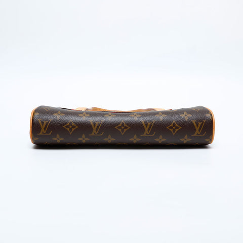 LOUIS VUITTON 2007 Monogram Sonatine Handbag Brown WS20101