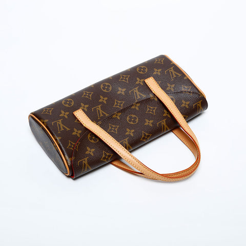 LOUIS VUITTON 2007 Monogram Sonatine Handbag Brown WS20101