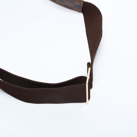 LOUIS VUITTON Damier Geronimos made in 2001 Waist bag Brown WS20102